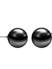 8mm Hematite Ball Stud Earrings