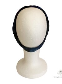 Dark Blue Tie Dye Boho Headband - Stylish Bohemian Headwrap, Headbands for Women