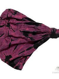 Pink Tie Dye Boho Headband - Stylish Bohemian Headwrap, Headbands for Women