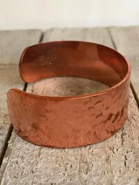 Handcrafted Hammered Copper Cuff – Handcrafted Boho Bracelet, Bohemian Jewelry