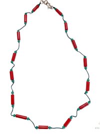 Handcrafted Nepal Beaded Necklace, Boho Gemstone Jewelry