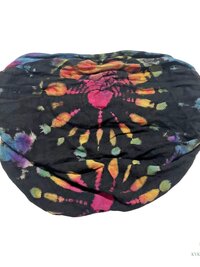 Black Tie Dye Boho Headband -  Stylish Bohemian Headwrap, Headbands for Women