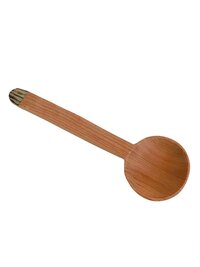 Handcrafted Olive Wood Coffee Spoon, Batik Handle, Kenyan Artisan Kitchen Utensil