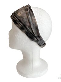 Brown Tie-Dye Boho Headband, Stylish Bohemian Headwrap, Headbands for Women