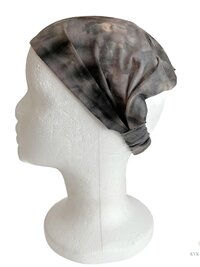 Brown Tie-Dye Boho Headband, Stylish Bohemian Headwrap, Headbands for Women