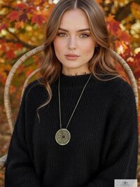 Good Luck Charm: Feng Shui Chinese Coin Pendant Necklace