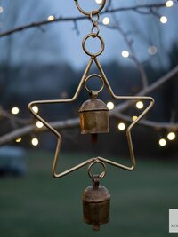 Star Bells Chime - Rustic Metal Art Garden Home Ornament