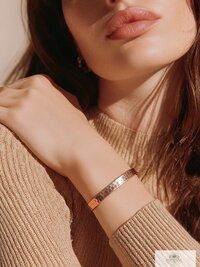 Thin Hammered Copper Cuff - Handcrafted Boho Bracelet, Bohemian Jewelry