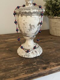Handcrafted Nepal Beaded Necklace, Boho Gemstone Jewelry