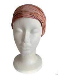 Brown Tie Dye Boho Headband, Stylish Bohemian Headwrap, Headbands for Women