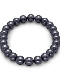 Hematite Beaded Stretch Bracelet
