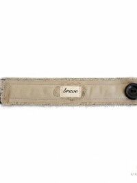 Brave Boho Cuff Bracelet – Stitched Cotton Fabric Wrist Cuff