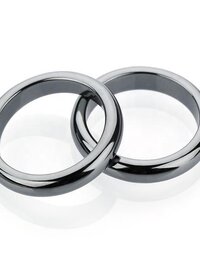 4mm Magnetic Hematite Dome Ring