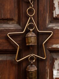 Star Bells Chime - Rustic Metal Art Garden Home Ornament