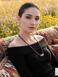 Boho Leather & Silver Bead Necklace - Adjustable Minimalist Style