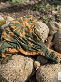 Green Tie-Dye Boho Headband,  Stylish Bohemian Headwrap, Headbands for Women