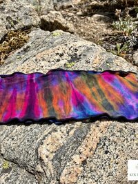 Boho Tie Dye Headband – Wide Yoga Running Sweatband, Hippie Hair Accessory