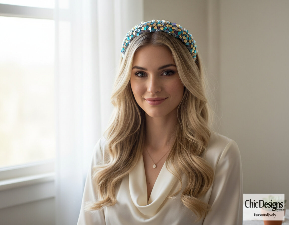 Sparkling Iridescent Headband