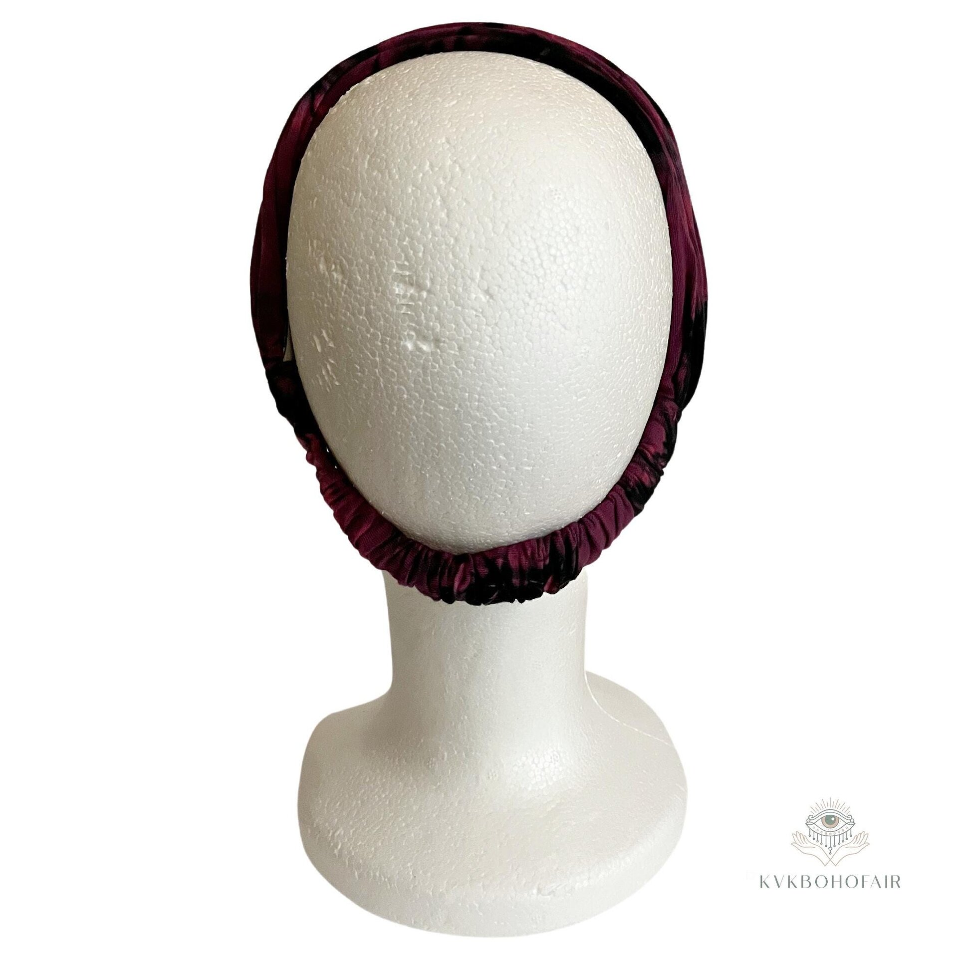Pink Tie Dye Boho Headband - Stylish Bohemian Headwrap, Headbands for Women