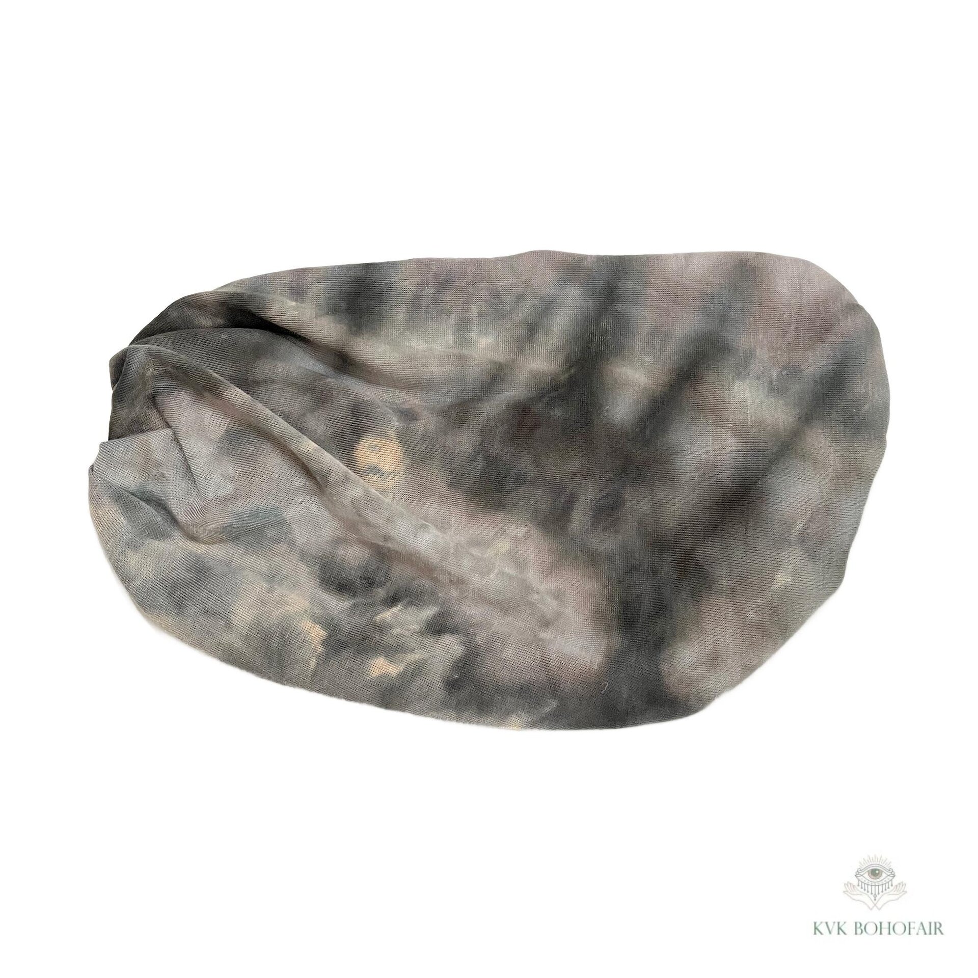 Brown Tie-Dye Boho Headband, Stylish Bohemian Headwrap, Headbands for Women