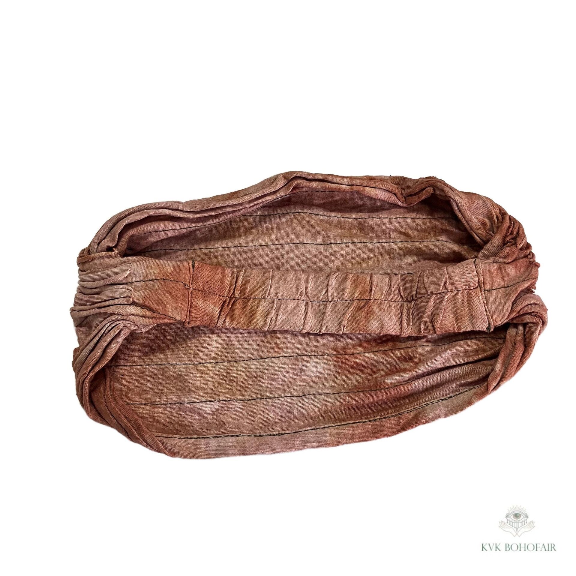 Brown Tie Dye Boho Headband, Stylish Bohemian Headwrap, Headbands for Women