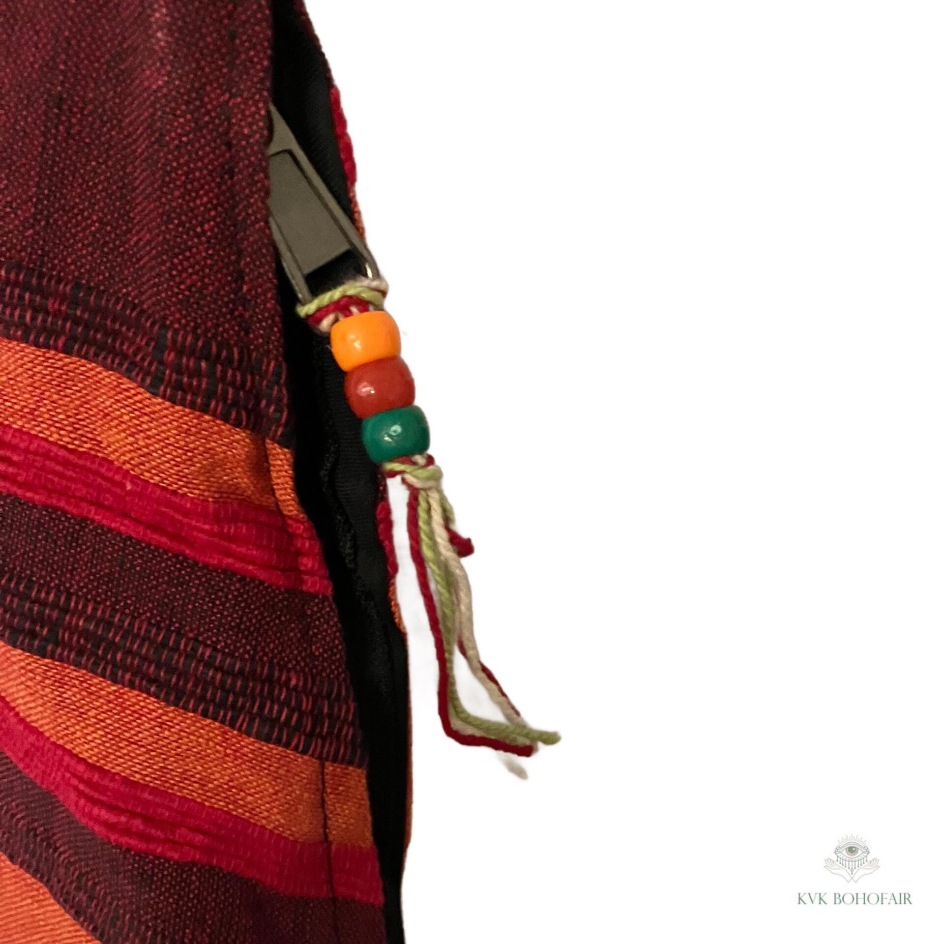 Striped Crossbody Bag - Summer Boho Sling Bag