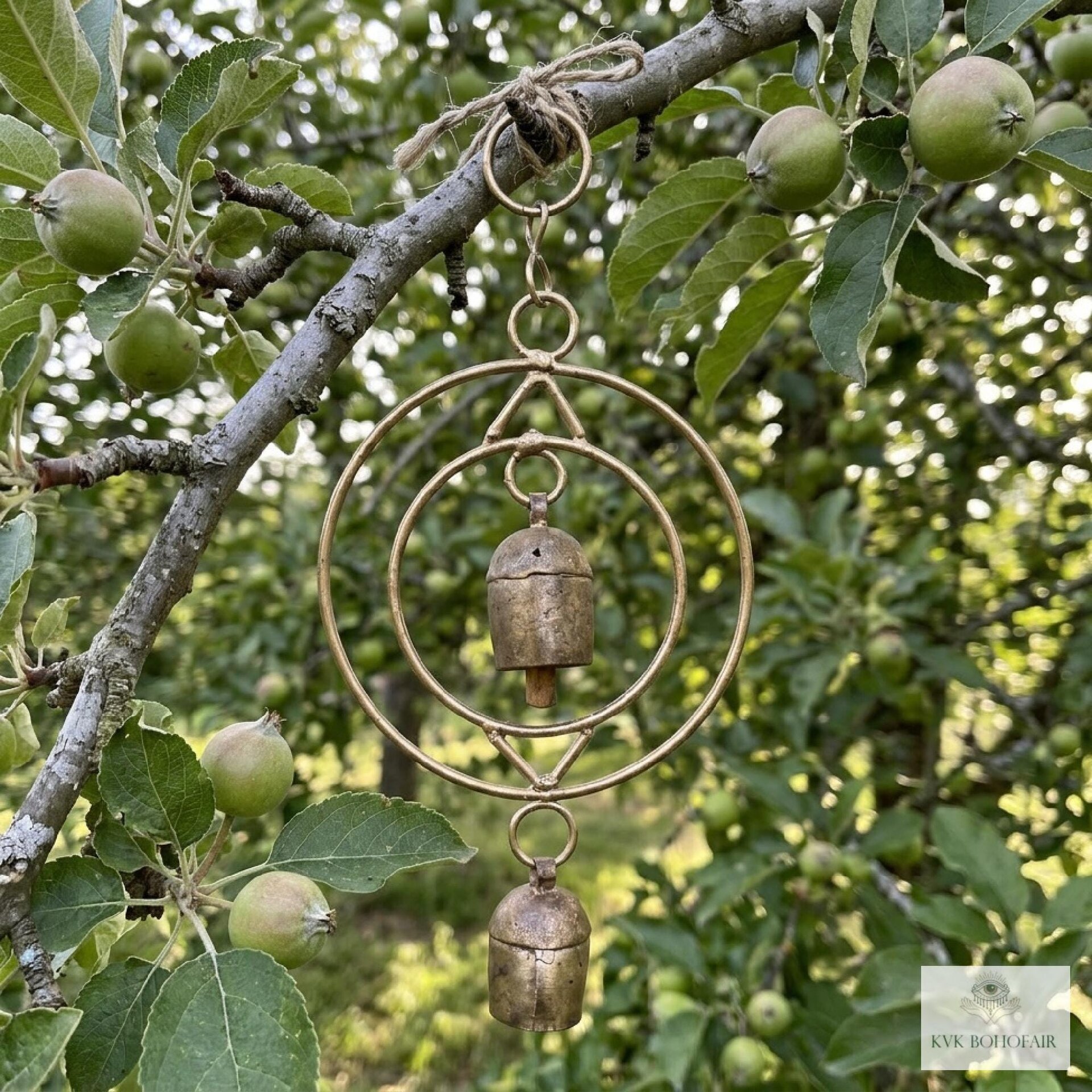 Serenity: Round Zen Bells Wind Chime & Garden Decor