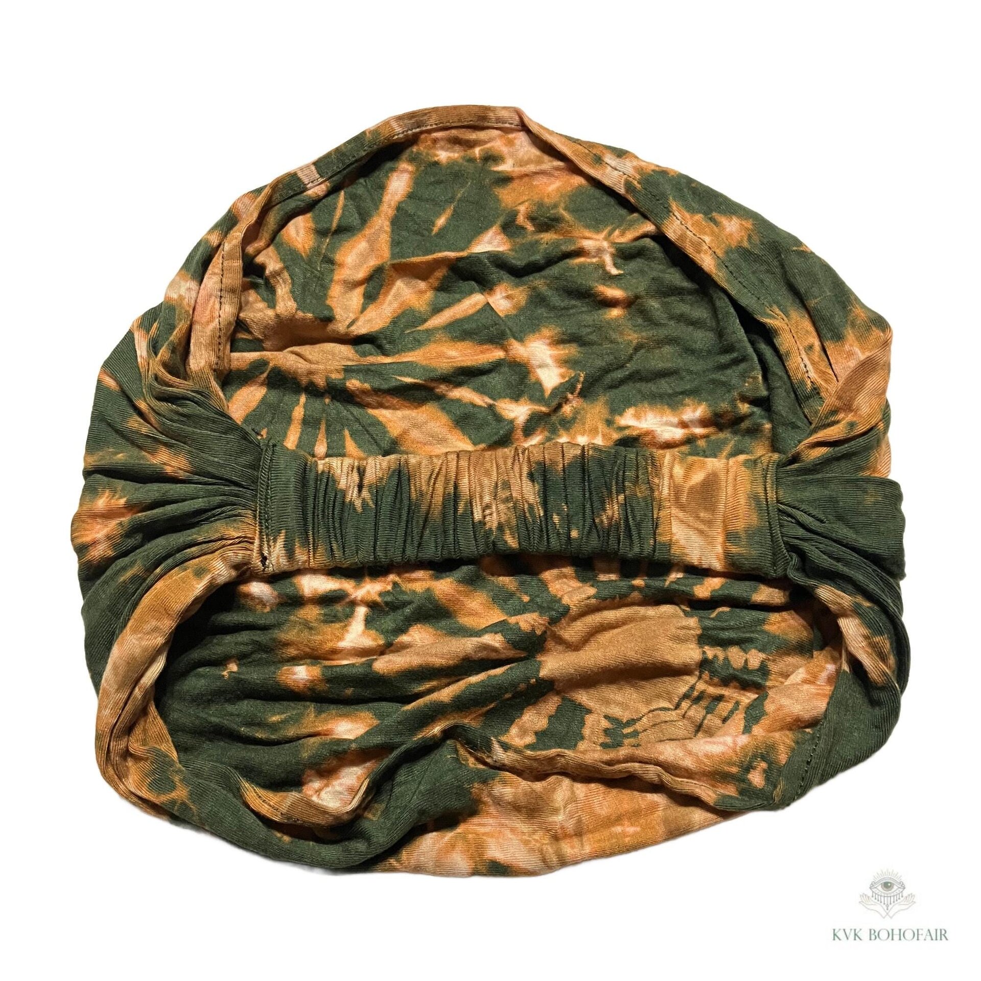 Green Tie-Dye Boho Headband,  Stylish Bohemian Headwrap, Headbands for Women