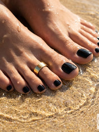 14 K Gold Plated Minimalist Toe Ring
