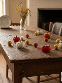 Pumpkin Felt Garland, Fall Décor