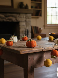 Pumpkin Felt Garland, Fall Décor