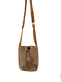 Buddha Hemp Cotton Crossbody Bag 