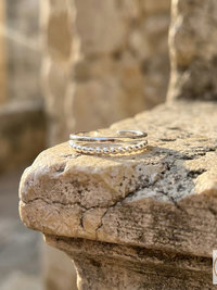 Sterling Silver Beaded Toe Ring