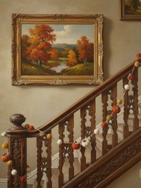 Pumpkin Felt Garland, Fall Décor