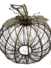 Wire Wrapped Fall Pumpkin