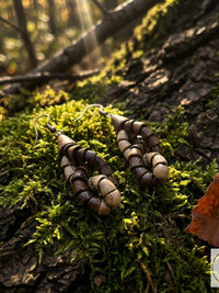 Wooden Twist Earrings - Handcrafted Earthy Jewelry