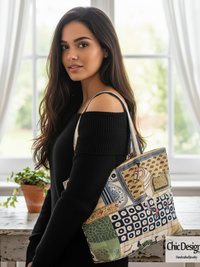 Animal and Floral Print Tote Bag