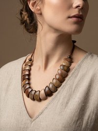 Dance with Druids Wood Necklace