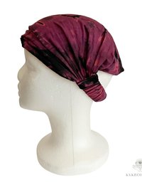 Pink Tie Dye Boho Headband - Stylish Bohemian Headwrap, Headbands for Women