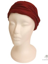 Red Boho Headband -  Stylish Bohemian Headwrap, Headbands for Women