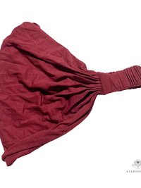 Red Boho Headband -  Stylish Bohemian Headwrap, Headbands for Women