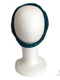 Teal Blue Boho Headband - Stylish Bohemian Headwrap, Headbands for Women