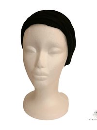Black Boho Headband -  Stylish Bohemian Headwrap, Headbands for Women