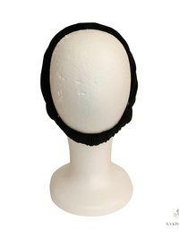Black Boho Headband -  Stylish Bohemian Headwrap, Headbands for Women