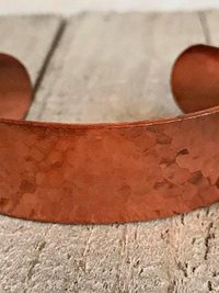 Handcrafted Hammered Copper Cuff – Handcrafted Boho Bracelet, Bohemian Jewelry
