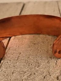 Handcrafted Hammered Copper Cuff – Handcrafted Boho Bracelet, Bohemian Jewelry