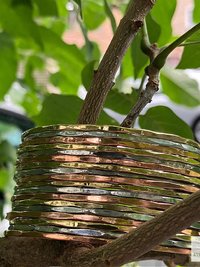 Wide Hammered Mixed Metal Cuff Bracelet - Statement Artisan Jewelry