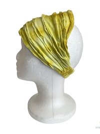 Yellow Tie Dye Boho Headband - Stylish Bohemian Headwrap, Headbands for Women