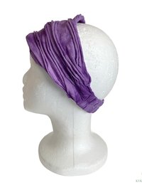 Purple Tie-Dye Boho Headband -  Stylish Bohemian Headwrap, Headbands for Women