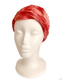 Red Tie Dye Boho Headband - Stylish Bohemian Headwrap, Headbands for Women